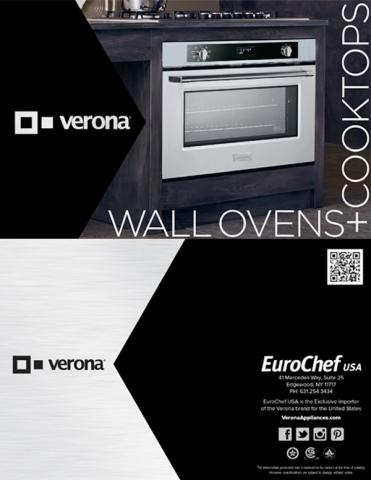 Verona Built-In Ovens and Cooktops Mini-Brochure